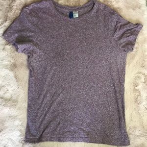 Burgundy and white mixture of thread men’s shirt